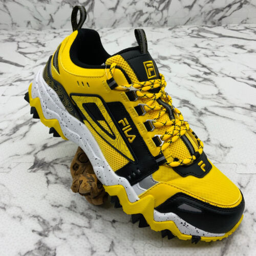 Men's Fila Oakmont Tr Yellow Black White Sneakers