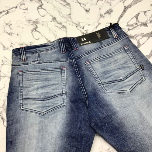 Men's Fashion Dk Blue Blast Denim Shorts