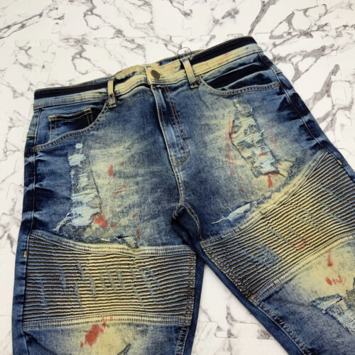 Men's Fashion Vintage Blue Denim Short