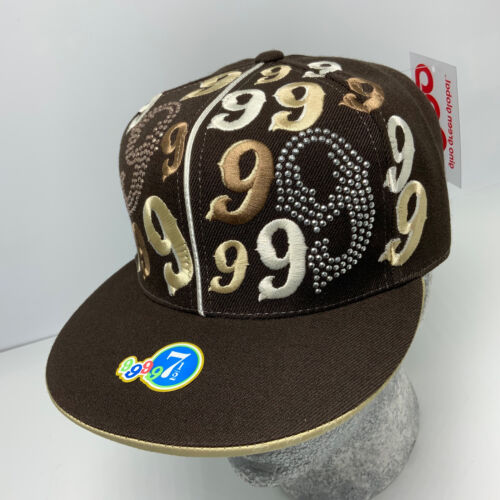 Gino Green Global Brown Cream Studded 59FIFTY Hat