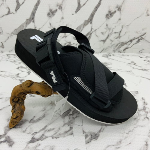 Men's Fila Sol-Slide V2 Black White Sandals