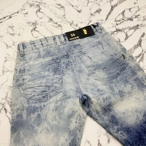 Men's Fashion Blue Washed Denim Short