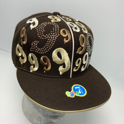 Gino Green Global Brown Cream Studded 59FIFTY Hat