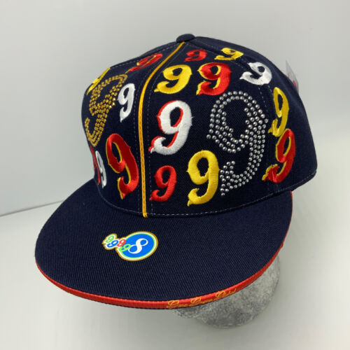 Gino Green Global Navy Yellow Red Studded 59FIFTY Hat