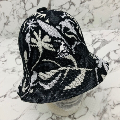 Kangol Street Floral Black White Khaki Grey Casual Bucket