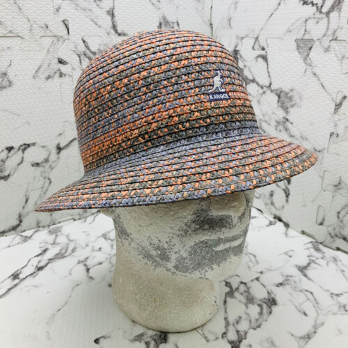 Kangol Braid Gray Orange Purple Casual Bucket