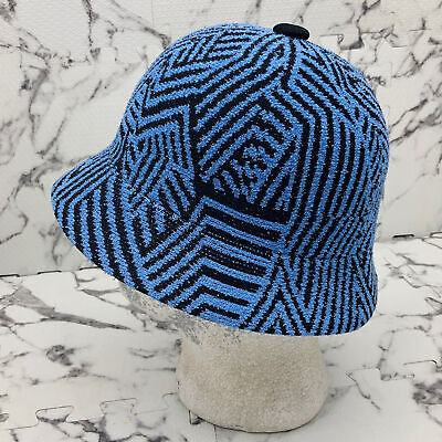 Kangol Virtual Grid Blue Black Bermuda Print Casual Bucket Hat