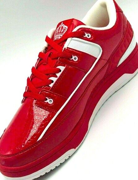 Men's Troop Slick Red | White Fashion Sneakers 