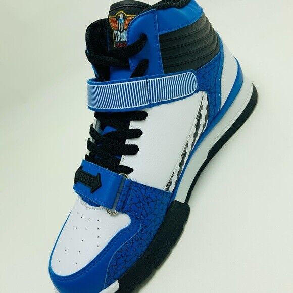 Men's Troop Cobra Mid Blue White Black Fashion Sneakers