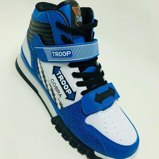 Men's Troop Cobra Mid Blue White Black Fashion Sneakers