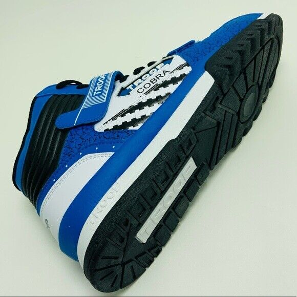 Men's Troop Cobra Mid Blue White Black Fashion Sneakers