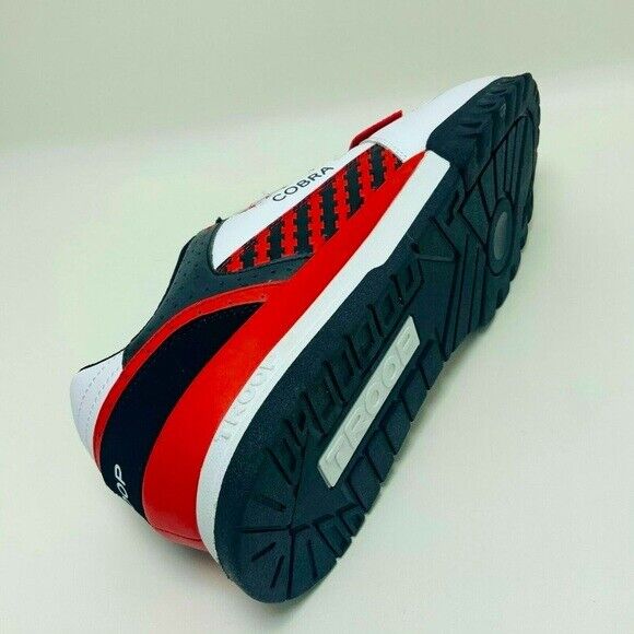 Men's Troop Cobra White Black Red Fashion Sneakers 