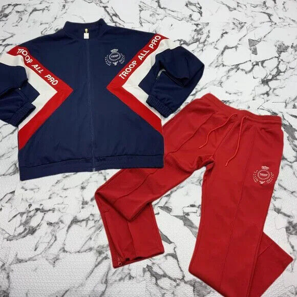 Men's Troop Navy | Red | White Tracksuit