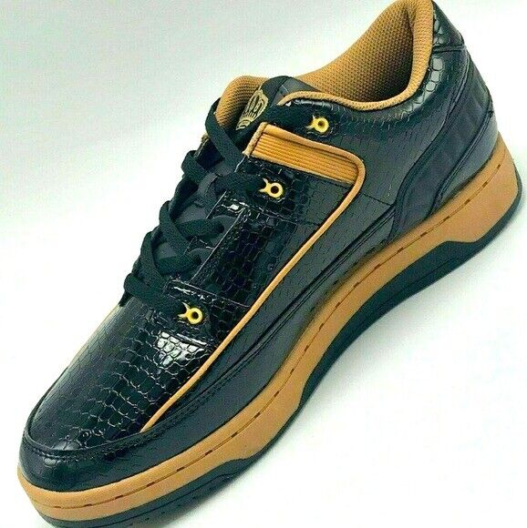 Men's Troop Slick Black Fashion Sneakers 