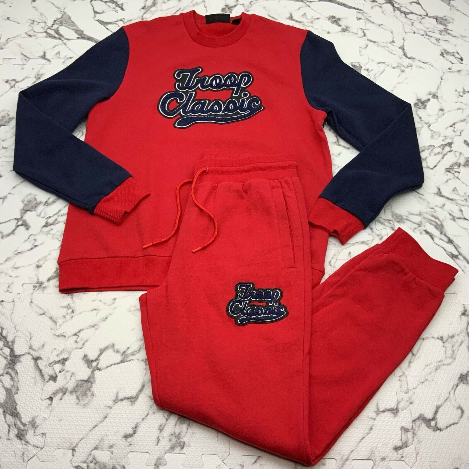 Men's Troop Red | Navy Classic Tracksuit