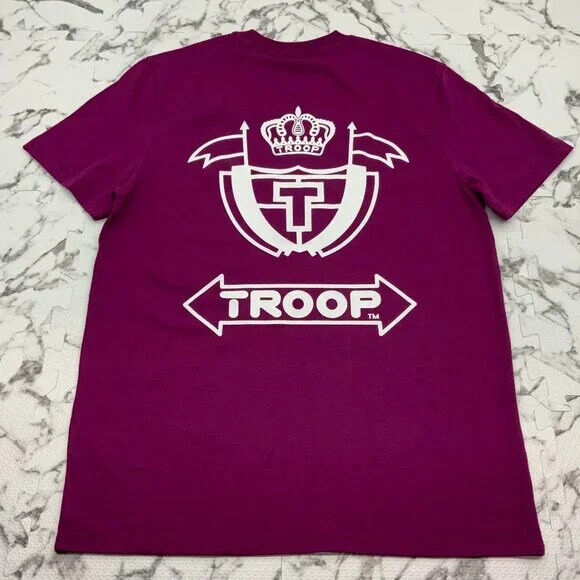 Men's Troop Purple | White Short Sleeve T-Shirt