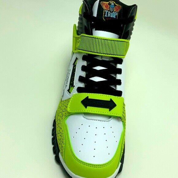 Men's Troop Cobra Mid Lime White Black Fashion Sneakers