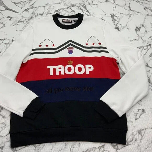 Men's Troop White | Black | Navy | Red Crewneck Sweater