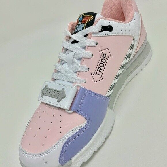 Men's Troop Cobra Mid White Pink Lavender Sneakers