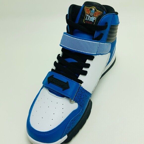 Men's Troop Cobra Mid Blue White Black Fashion Sneakers