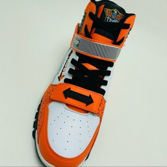 Men's Troop Cobra Mid Orange White Black Fashion Sneakers