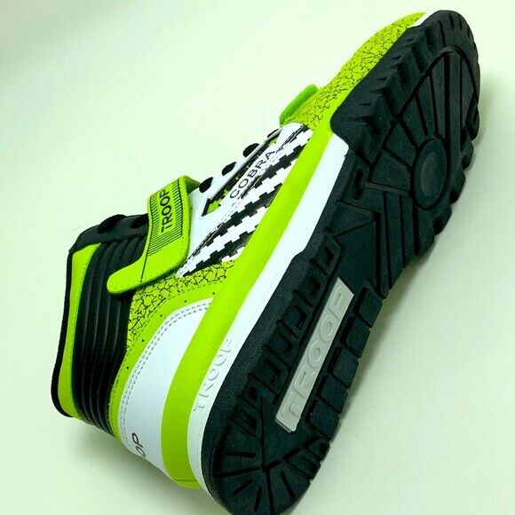 Men's Troop Cobra Mid Lime White Black Fashion Sneakers