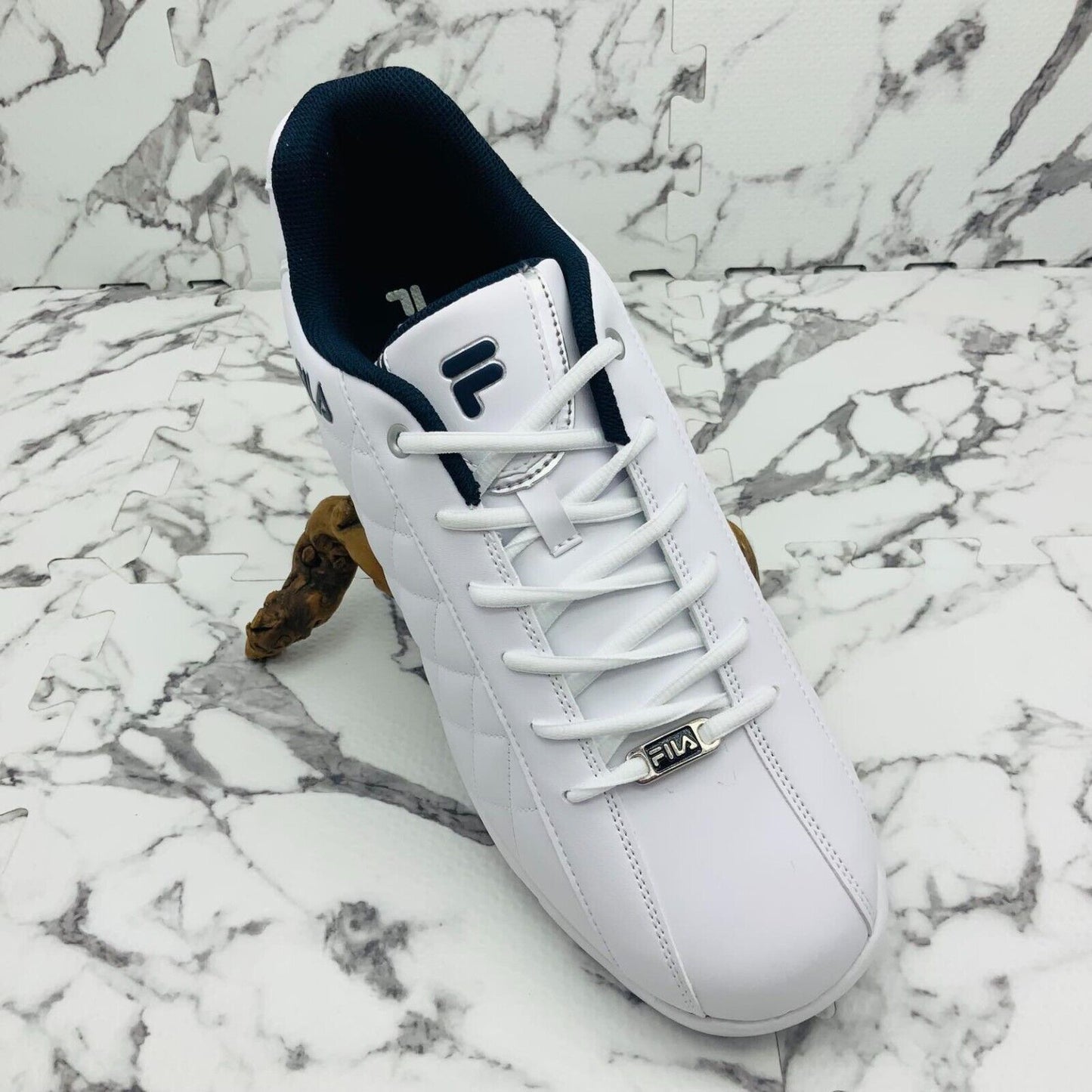 Men’s Fila Fullcrum 3 White | Navy Fashion Sneakers