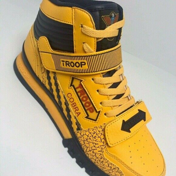 Men's Troop Cobra Mid Yellow Mustard | Navy Fashion Sneakers