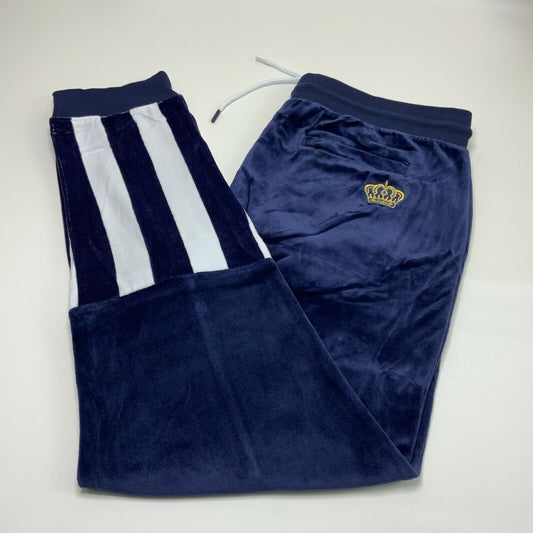 Men’s Troop Navy White Crown Royal Velour Track Pants